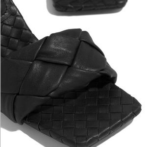 Black Mules heels 3.5 inches